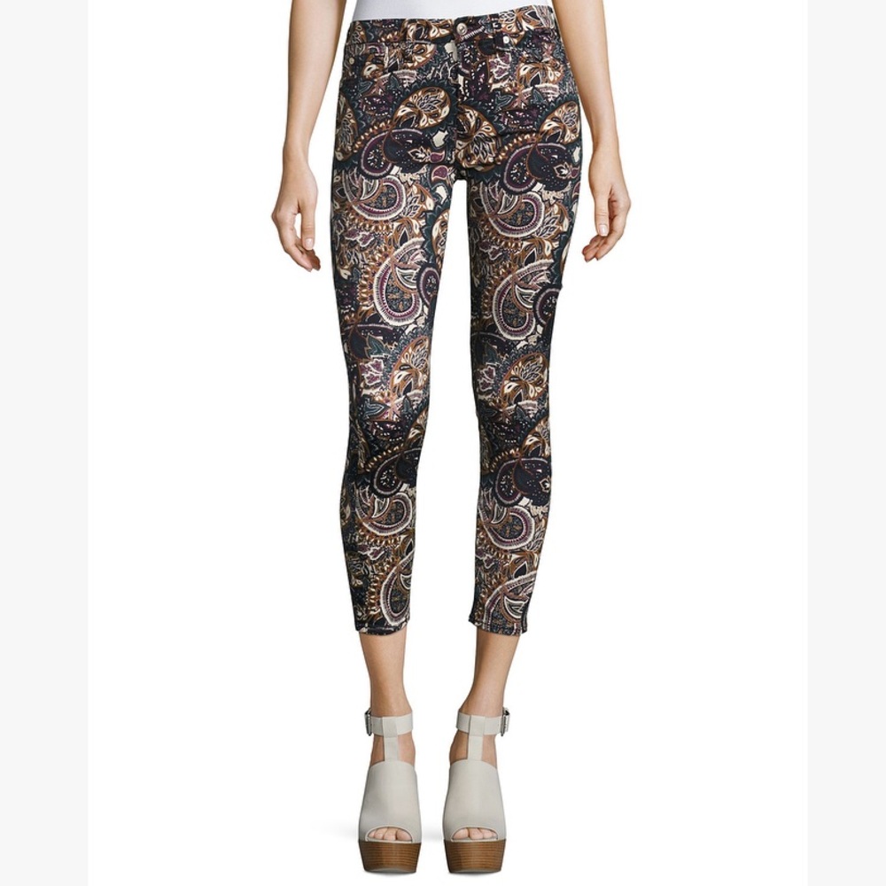 7 For All Mankind Underground Paisley-Print Jeans